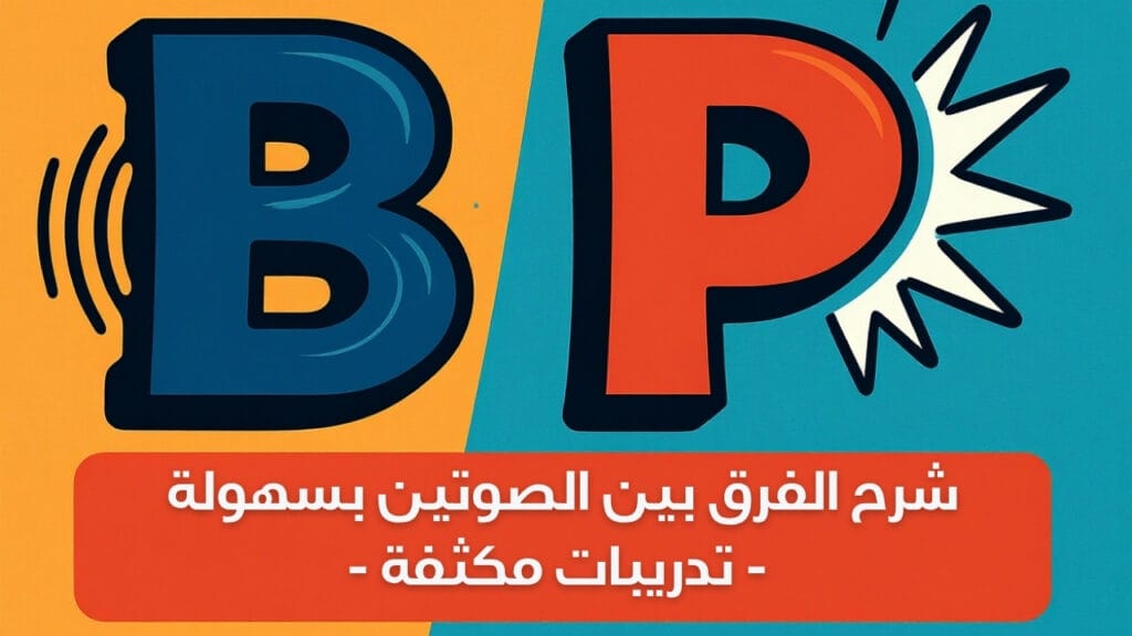 سر نطق حرفي P و B في الإنجليزية: وداعاً للخلط بينهما